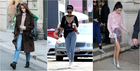 with a nipped in waist Bottega Veneta and a power shoulder